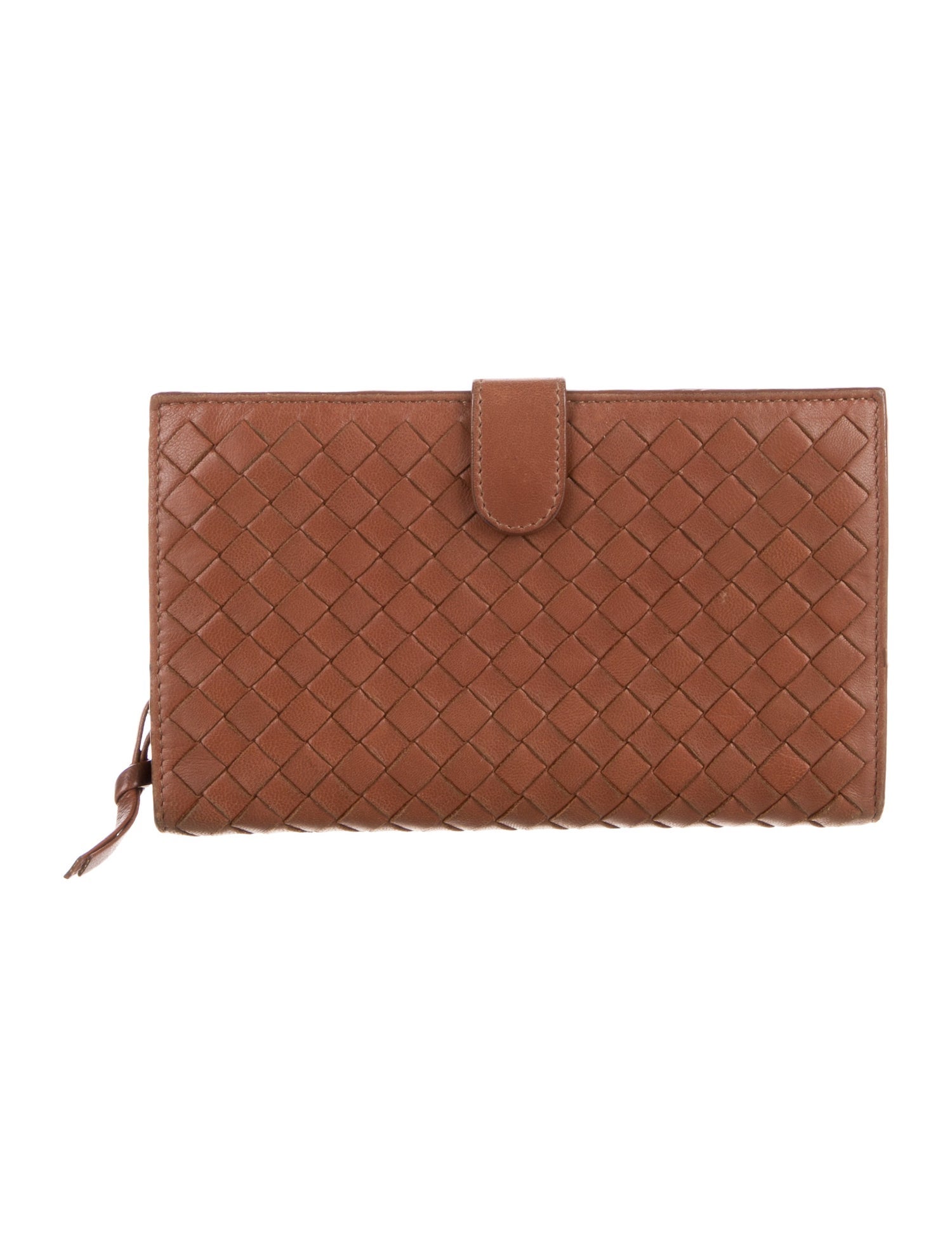 Bottega Veneta Intrecciato Weave Leather Wallet