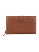 Bottega Veneta Intrecciato Weave Leather Wallet