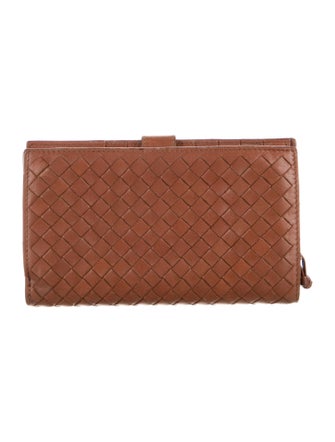 Bottega Veneta Intrecciato Weave Leather Wallet