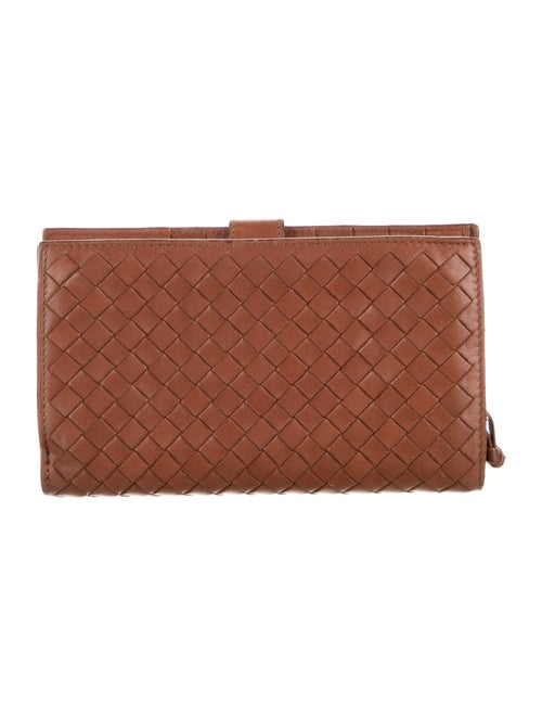 Bottega Veneta Intrecciato Weave Leather Wallet