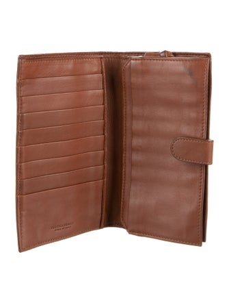 Bottega Veneta Intrecciato Weave Leather Wallet