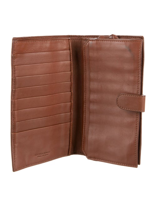 Bottega Veneta Intrecciato Weave Leather Wallet