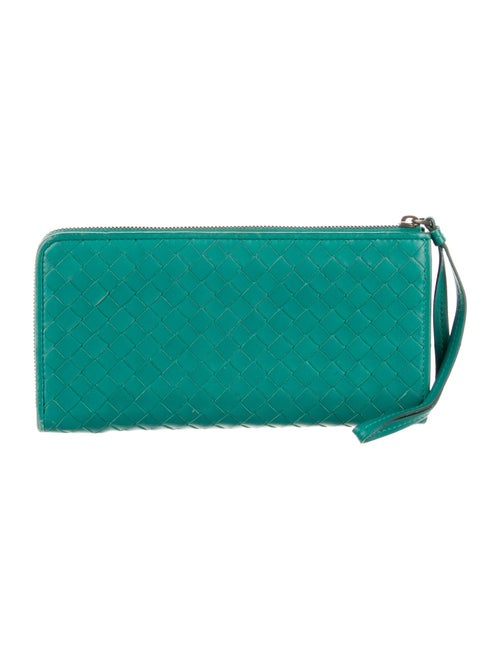 Bottega Veneta Intrecciato Zip Intrecciato Weave Wallet