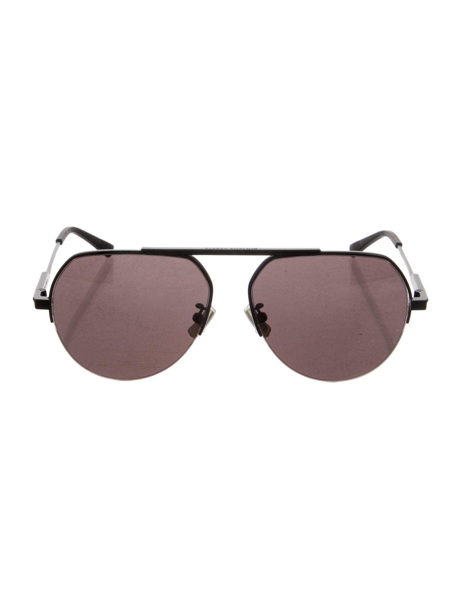 Bottega Veneta Aviator Mirrored Sunglasses