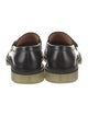 Bottega Veneta Leather Tassel Accents Loafers