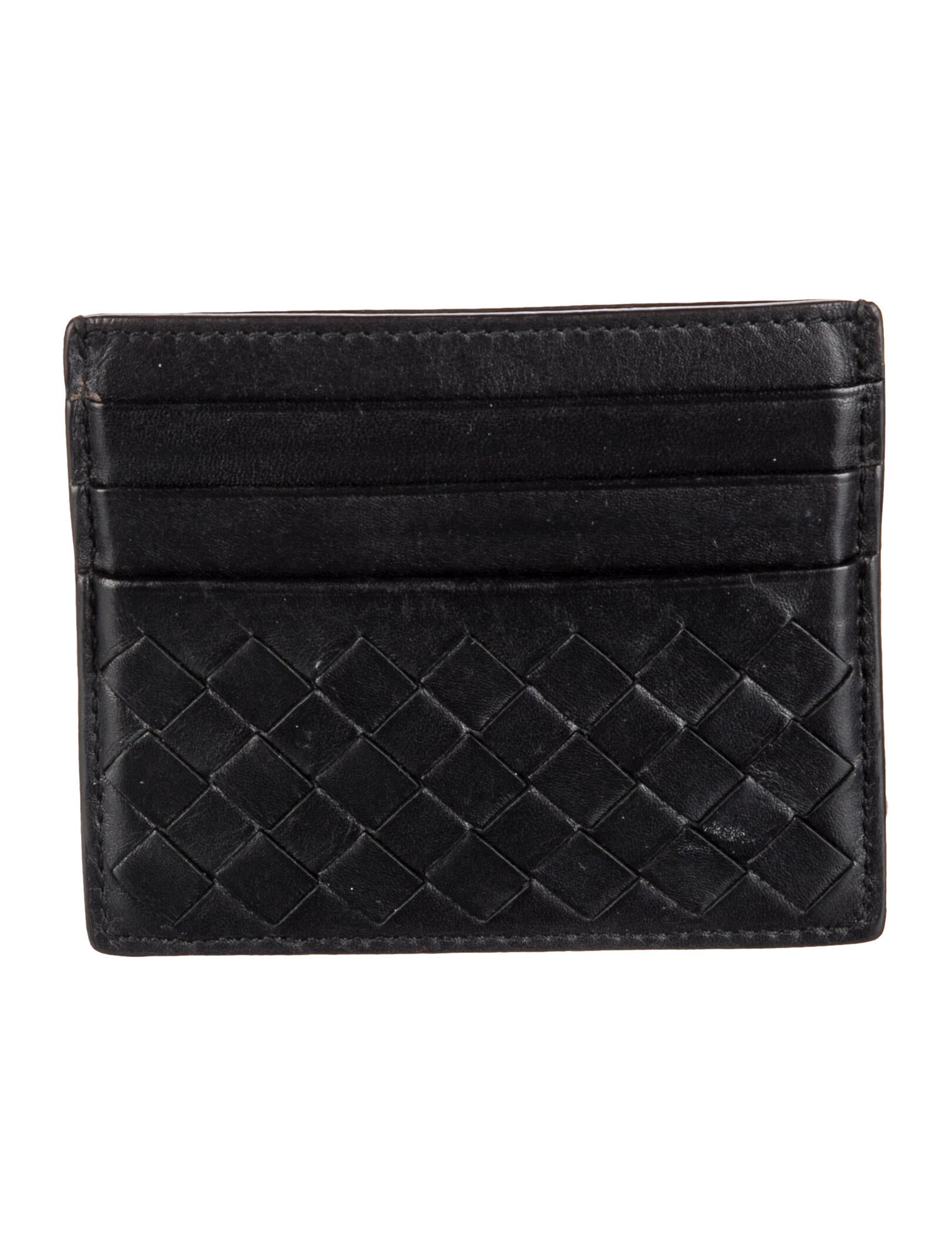 Bottega Veneta Intrecciato Weave Leather Wallet