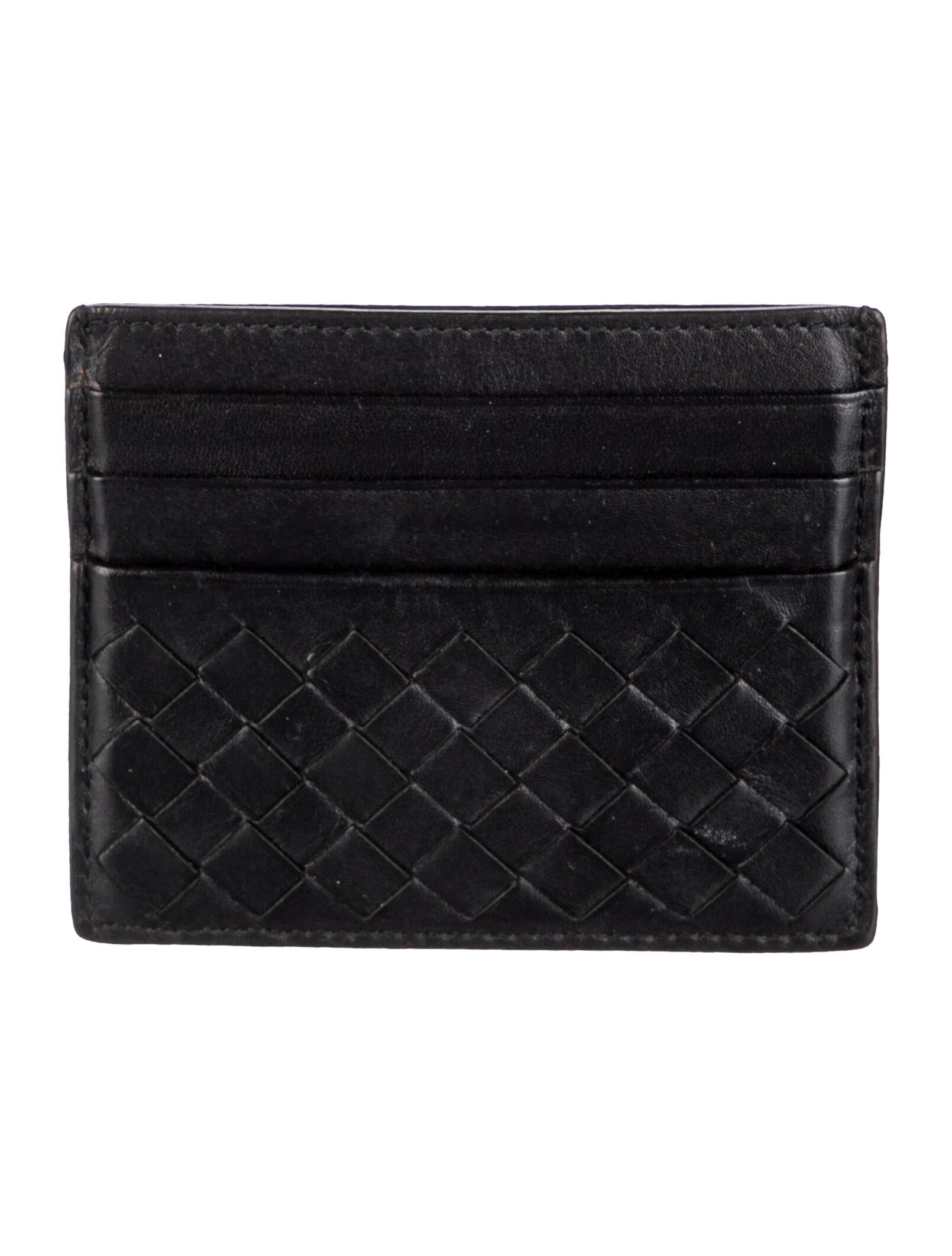 Bottega Veneta Intrecciato Weave Leather Wallet