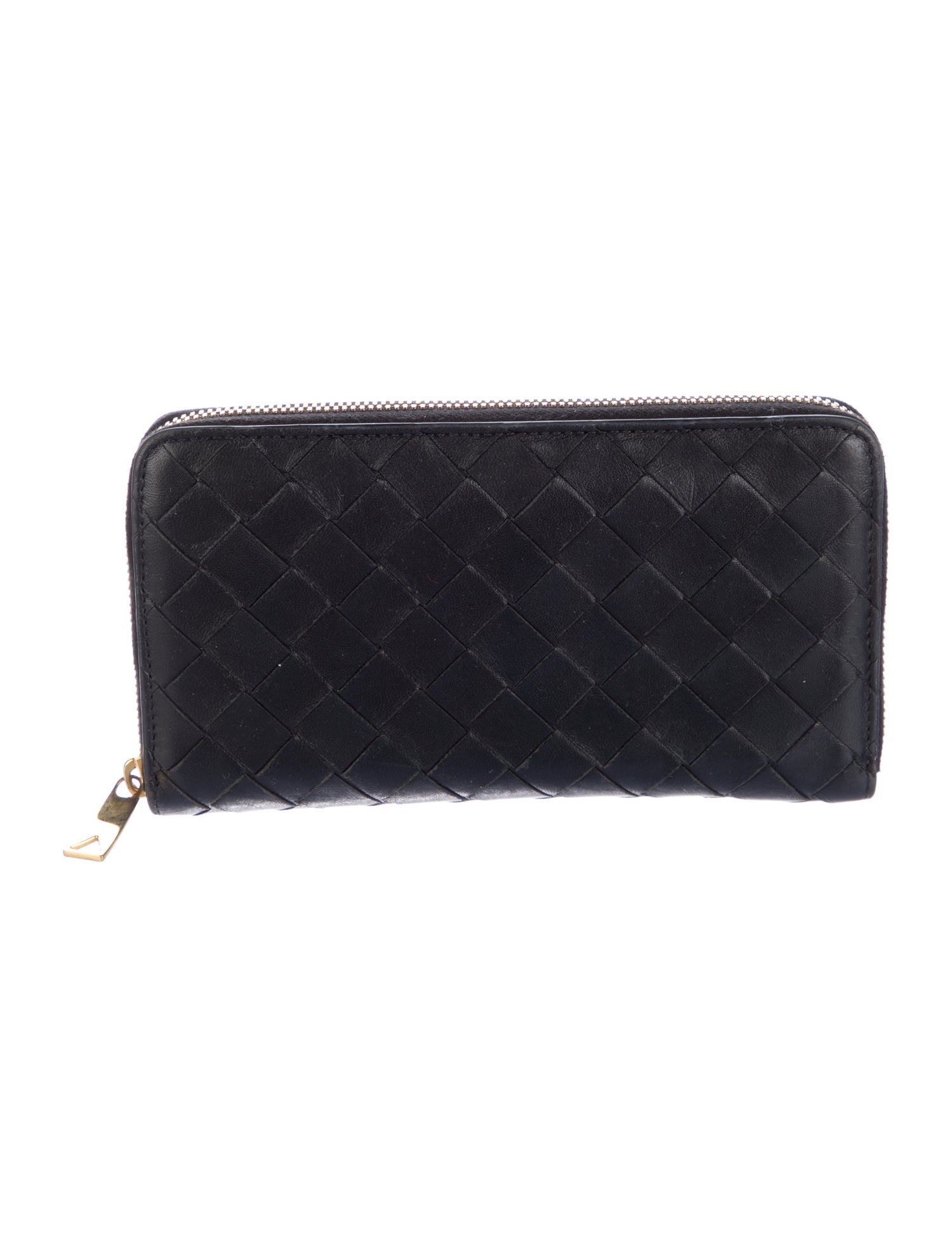 Bottega Veneta Intrecciato Weave Leather Continental Wallet