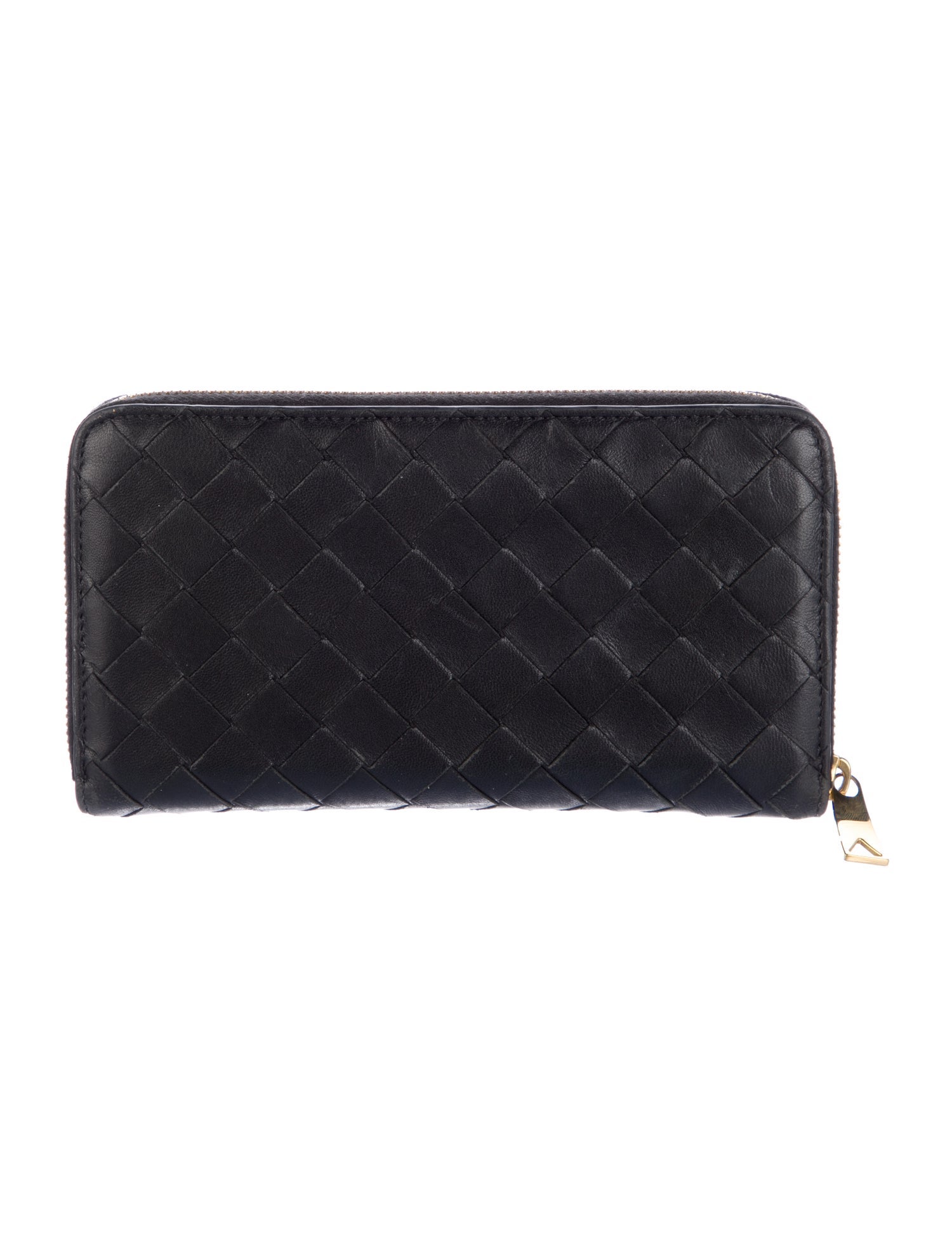 Bottega Veneta Intrecciato Weave Leather Continental Wallet