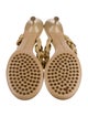 Bottega Veneta Leather Chain-Link Accents Slides