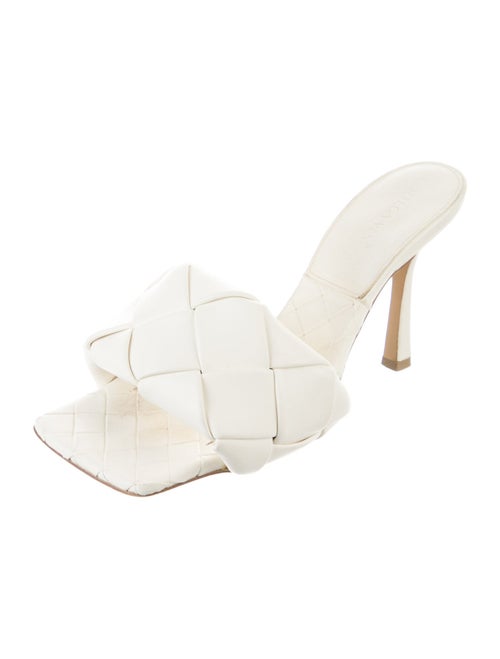Bottega Veneta Intrecciato Weave Leather Slides