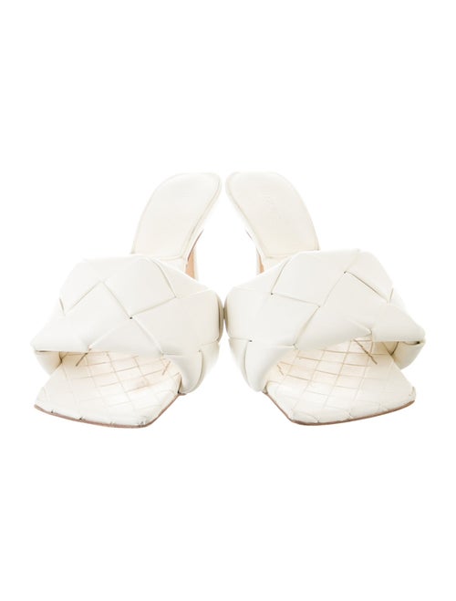 Bottega Veneta Intrecciato Weave Leather Slides
