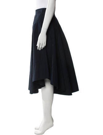 Bottega Veneta Pleated Accents Midi Length Skirt