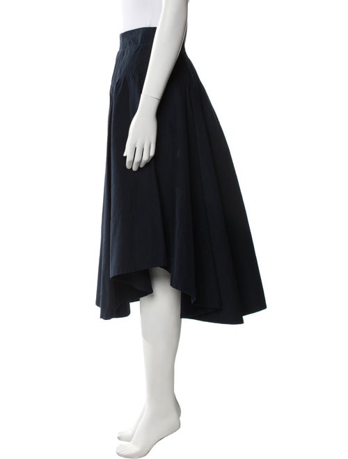 Bottega Veneta Pleated Accents Midi Length Skirt