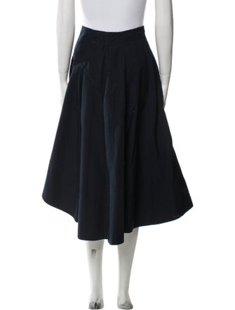 Bottega Veneta Pleated Accents Midi Length Skirt