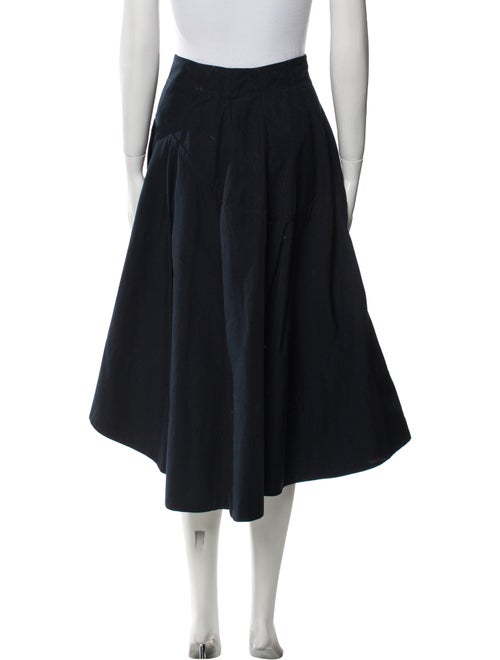 Bottega Veneta Pleated Accents Midi Length Skirt