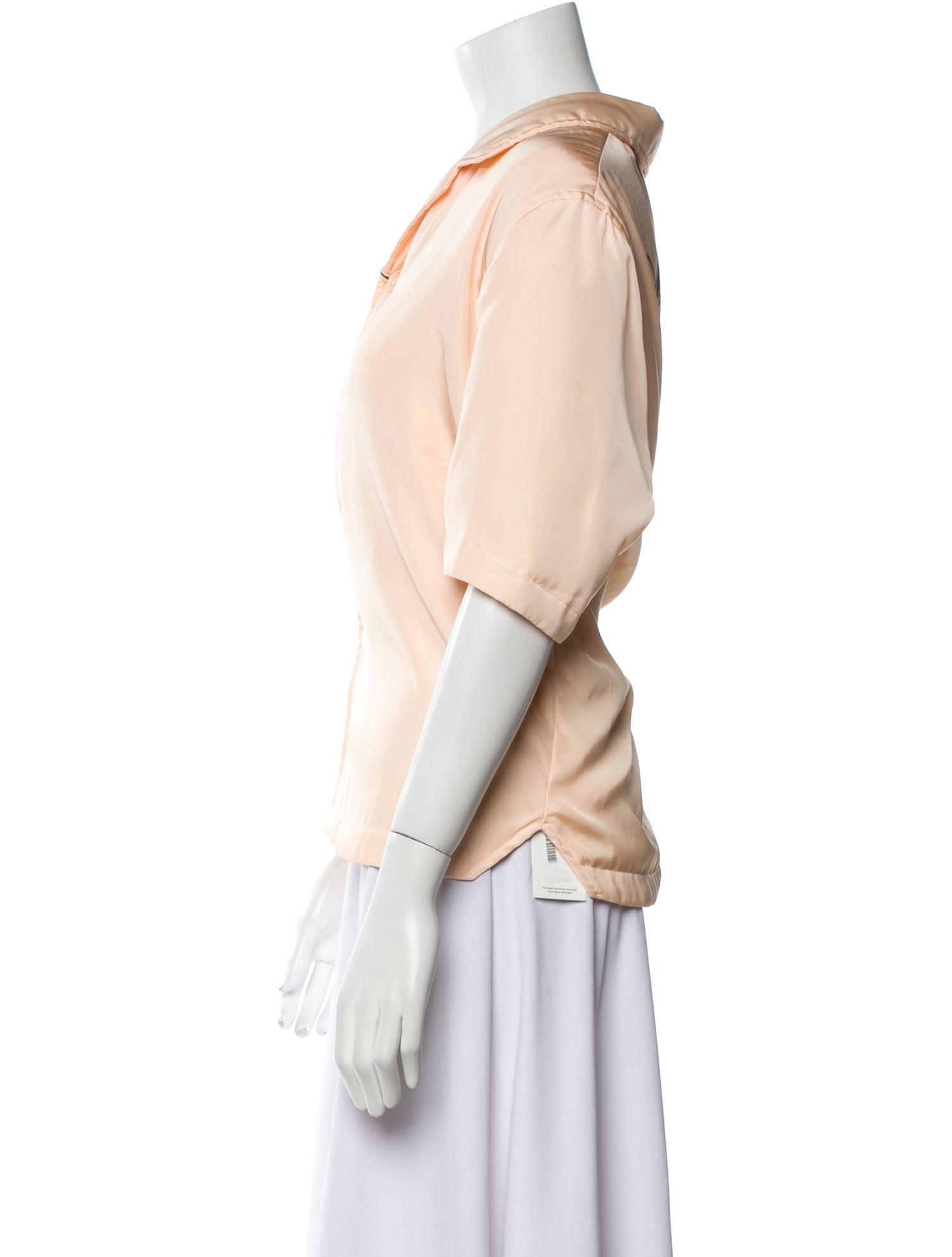 Bottega Veneta Three-Quarter Sleeve Button-Up Top w/ Tags