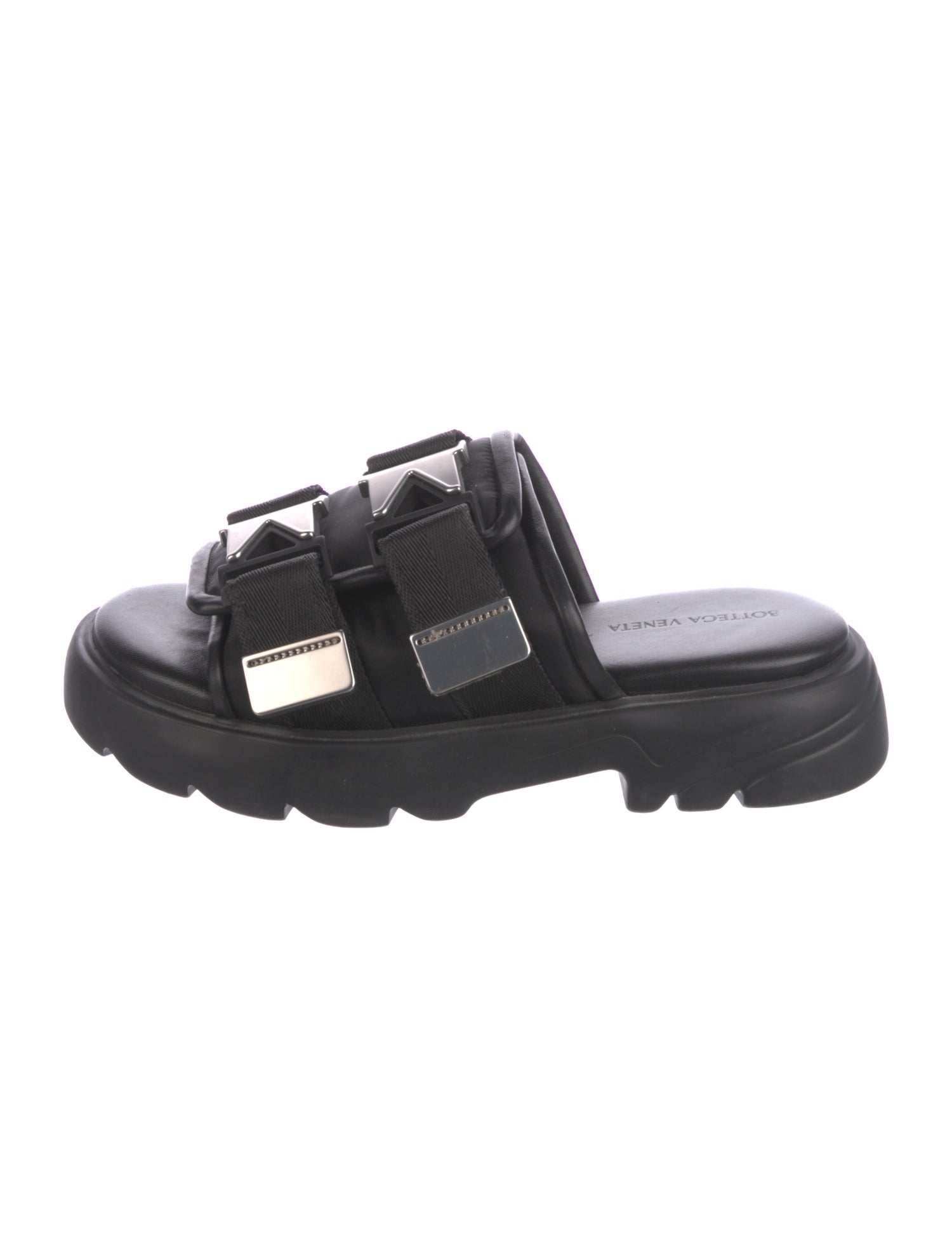 Bottega Veneta Leather Slides