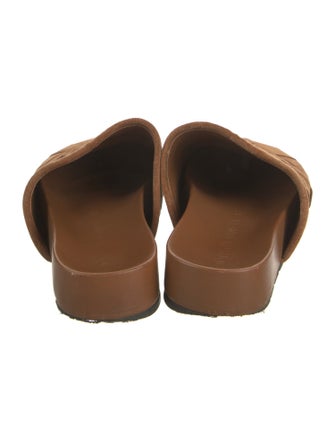 Bottega Veneta Intrecciato Weave Suede Mules