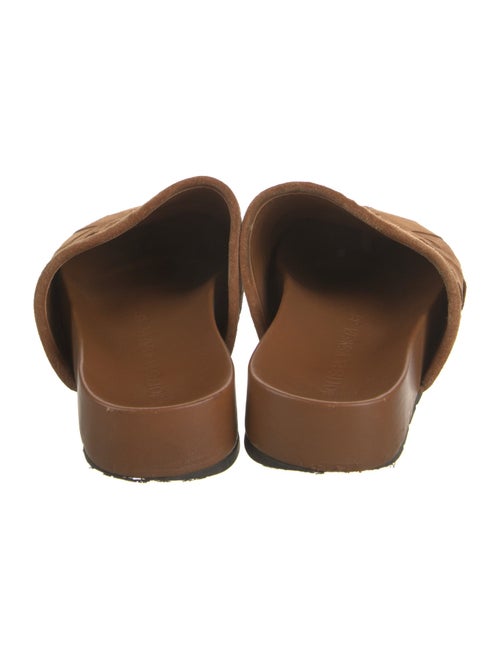 Bottega Veneta Intrecciato Weave Suede Mules