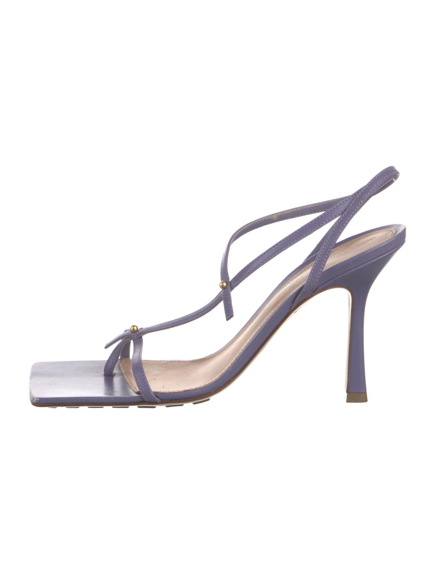 Bottega Veneta Leather Slingback Sandals