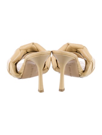 Bottega Veneta Intrecciato Weave Leather Slides