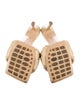 Bottega Veneta Intrecciato Weave Leather Slides