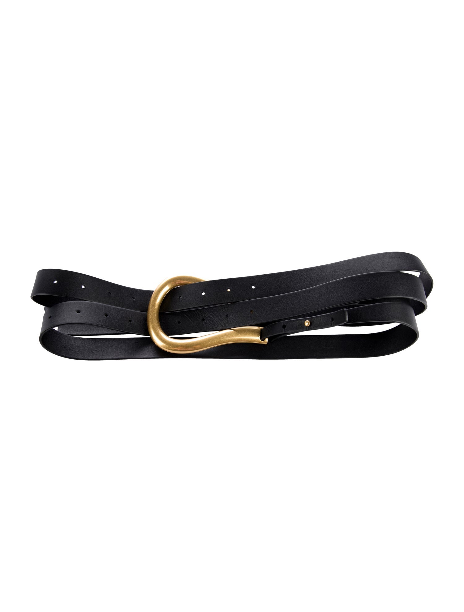 Bottega Veneta Skinny Leather Waist Belt