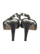 Bottega Veneta Leather Printed Slingback Sandals