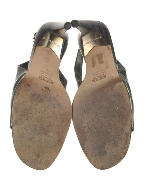 Bottega Veneta Leather Printed Slingback Sandals