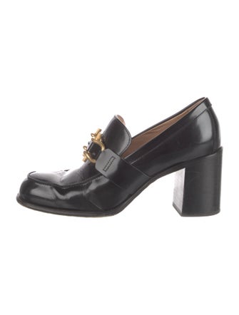 Bottega Veneta Intrecciato Weave Patent Leather Pumps