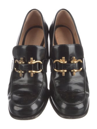 Bottega Veneta Intrecciato Weave Patent Leather Pumps