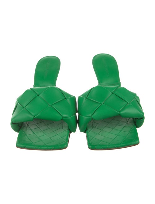 Bottega Veneta Intrecciato Weave Leather Slides