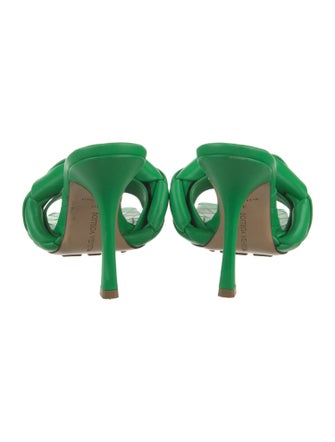 Bottega Veneta Intrecciato Weave Leather Slides