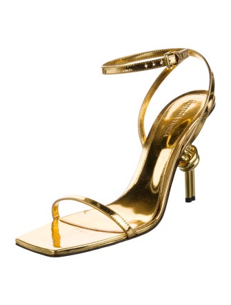 Bottega Veneta Patent Leather Sandals