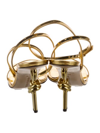 Bottega Veneta Patent Leather Sandals