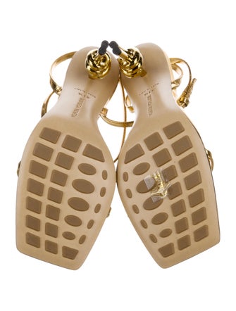 Bottega Veneta Patent Leather Sandals