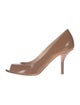 Bottega Veneta Intrecciato Weave Patent Leather Pumps
