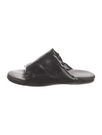 Bottega Veneta Patent Leather Slides