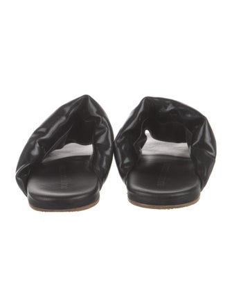 Bottega Veneta Patent Leather Slides