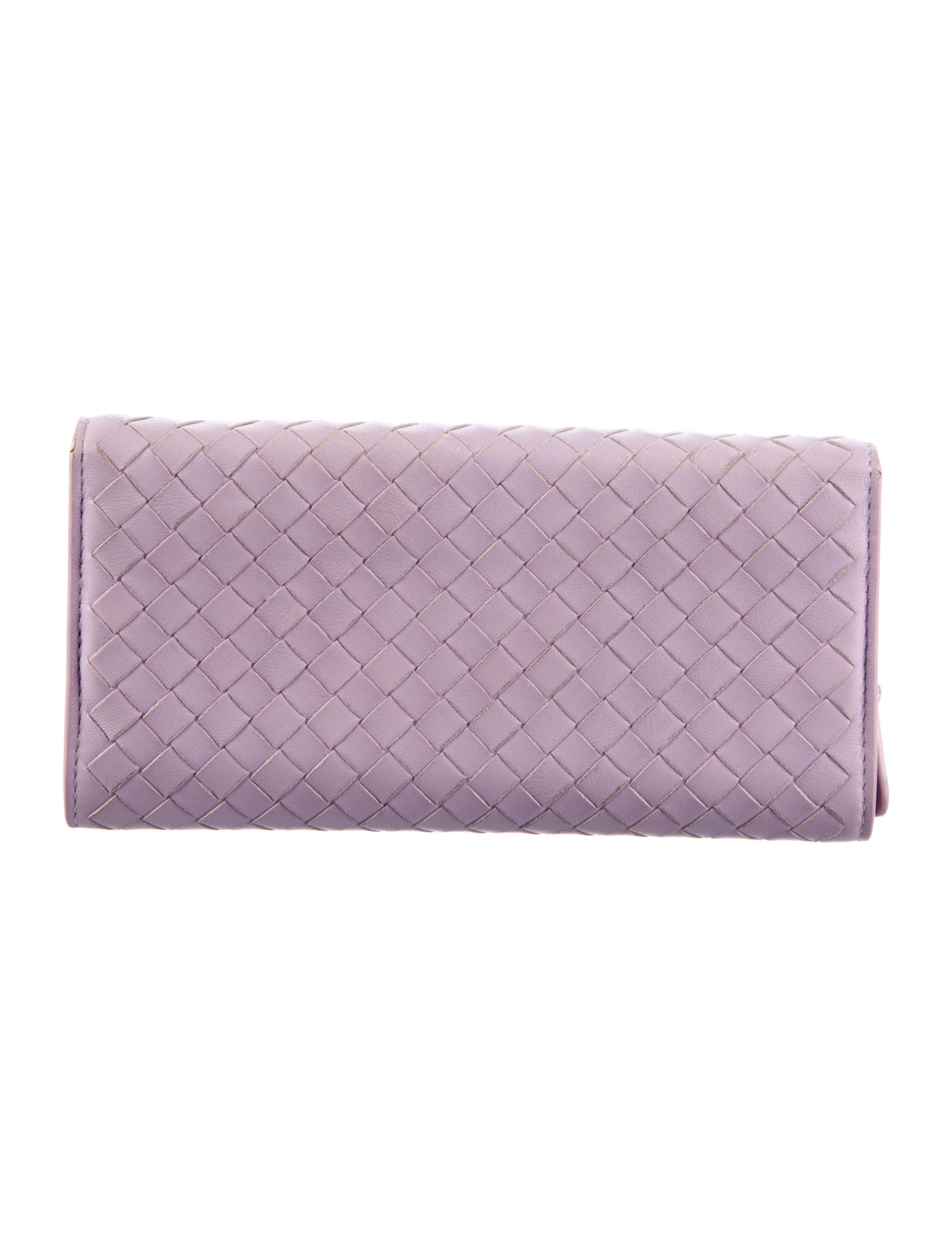 Bottega Veneta Intrecciato Weave Leather Continental Wallet