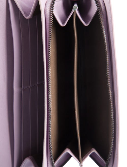 Bottega Veneta Intrecciato Weave Leather Continental Wallet
