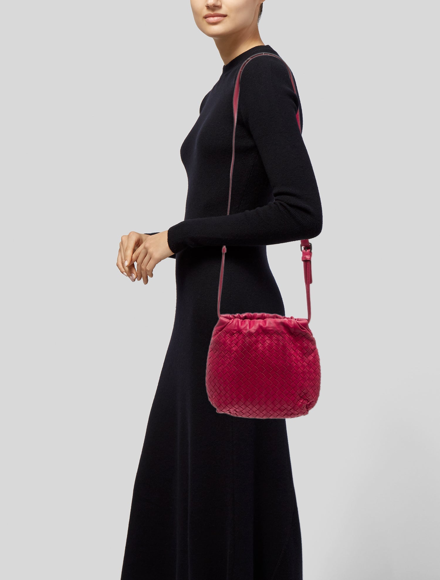 Bottega Veneta Intrecciato Crossbody Bag Vintage