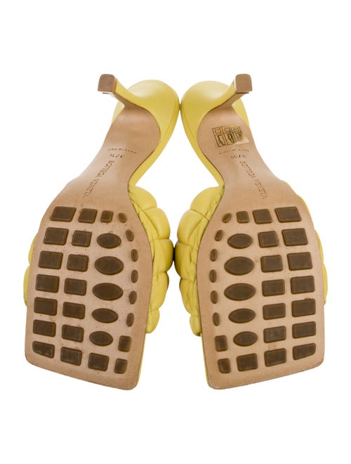 Bottega Veneta Quilted Pattern Leather Slides