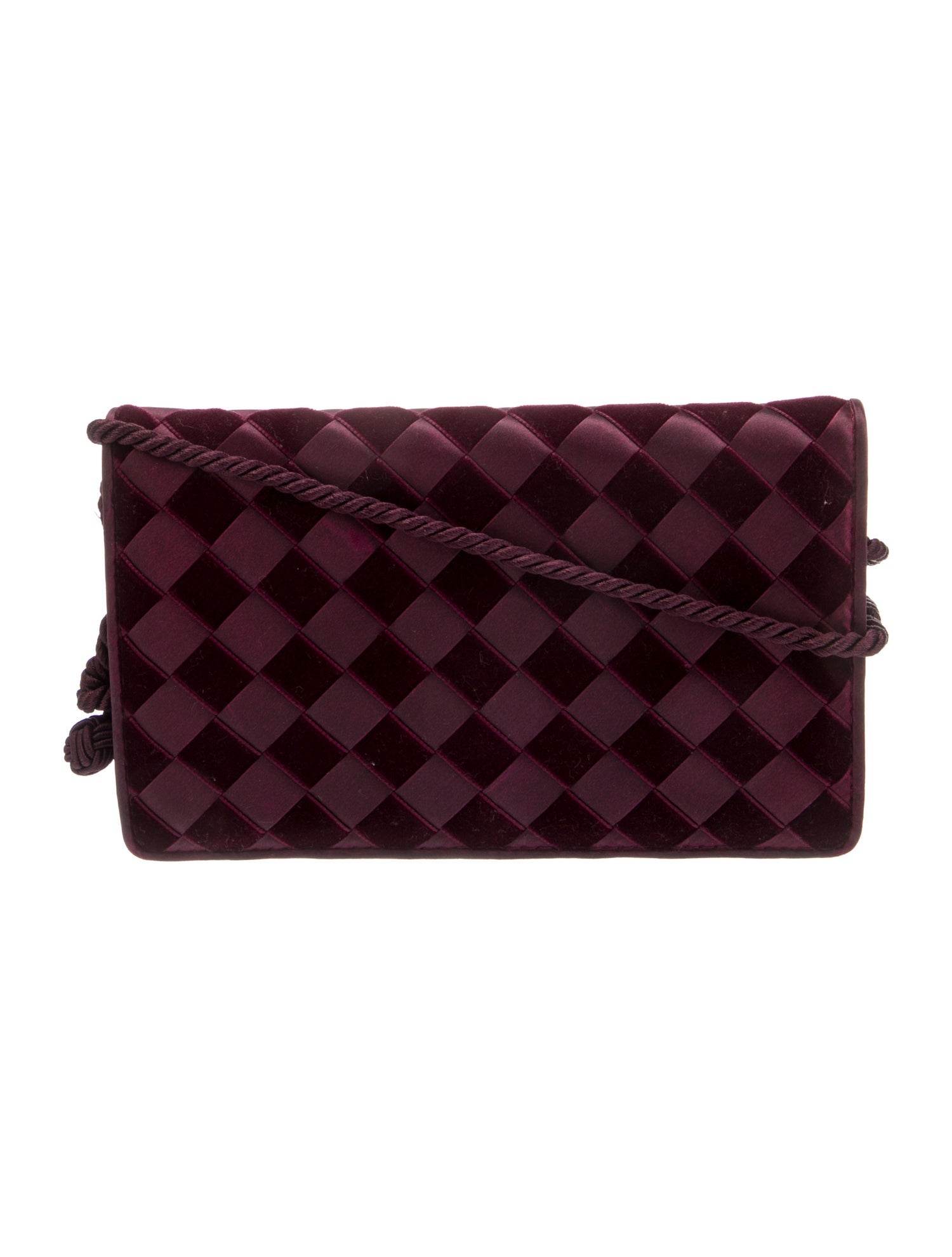 Bottega Veneta Velvet Clutch Vintage