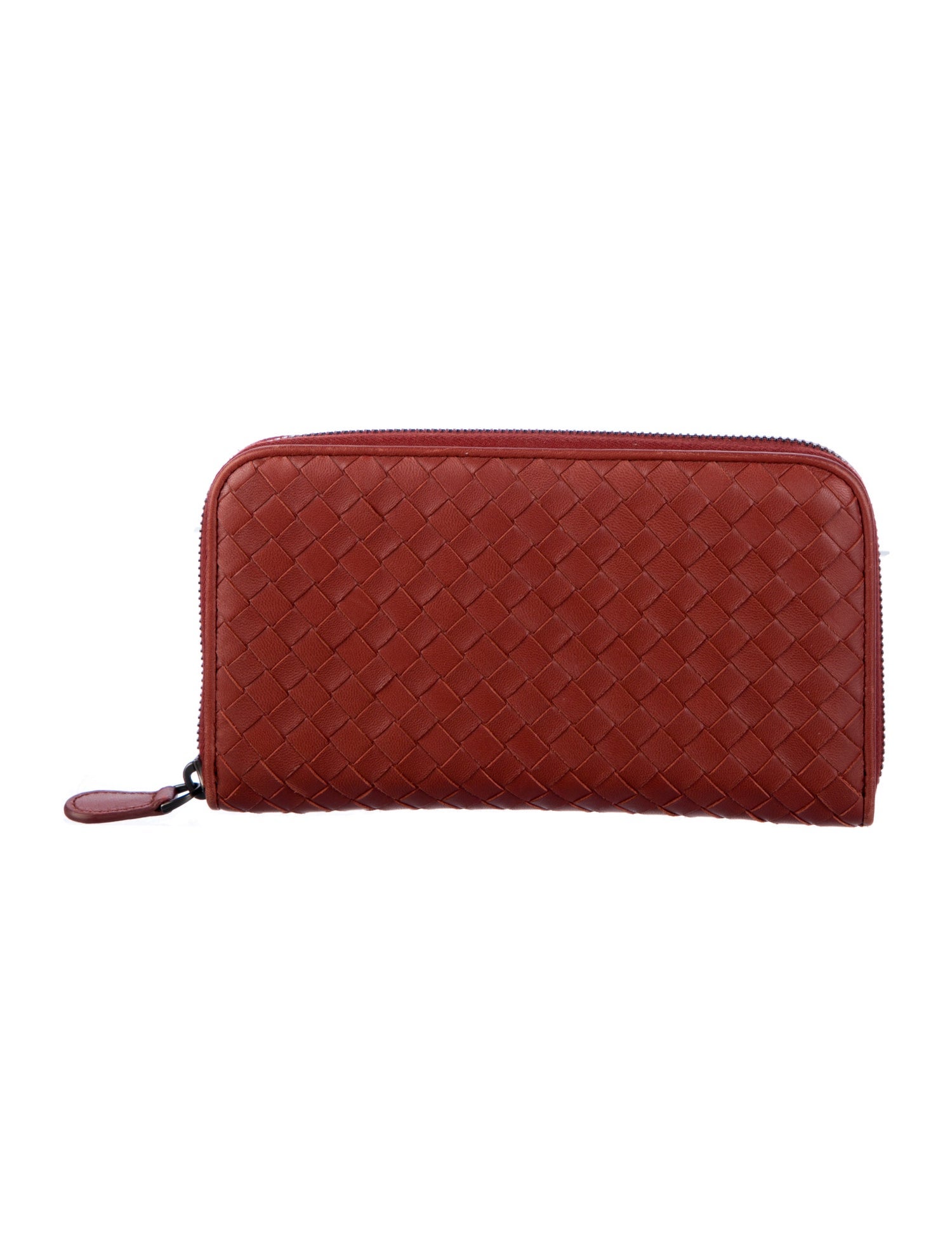 Bottega Veneta Intrecciato Weave Leather Continental Wallet