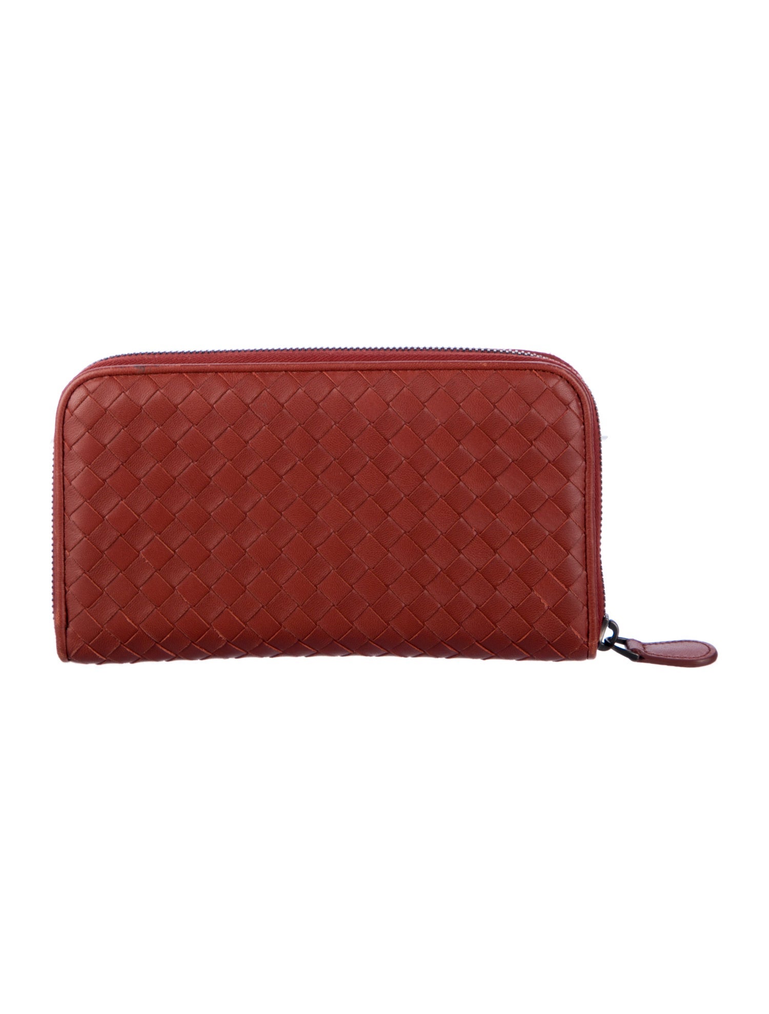 Bottega Veneta Intrecciato Weave Leather Continental Wallet