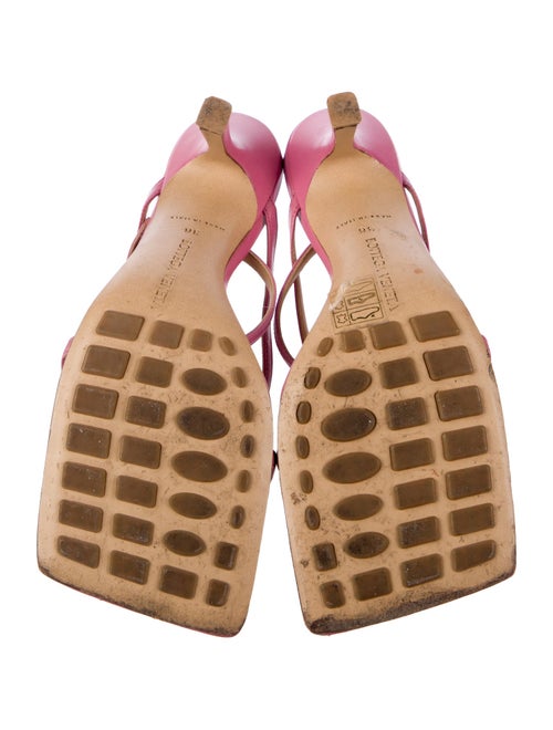 Bottega Veneta Leather T-Strap Sandals