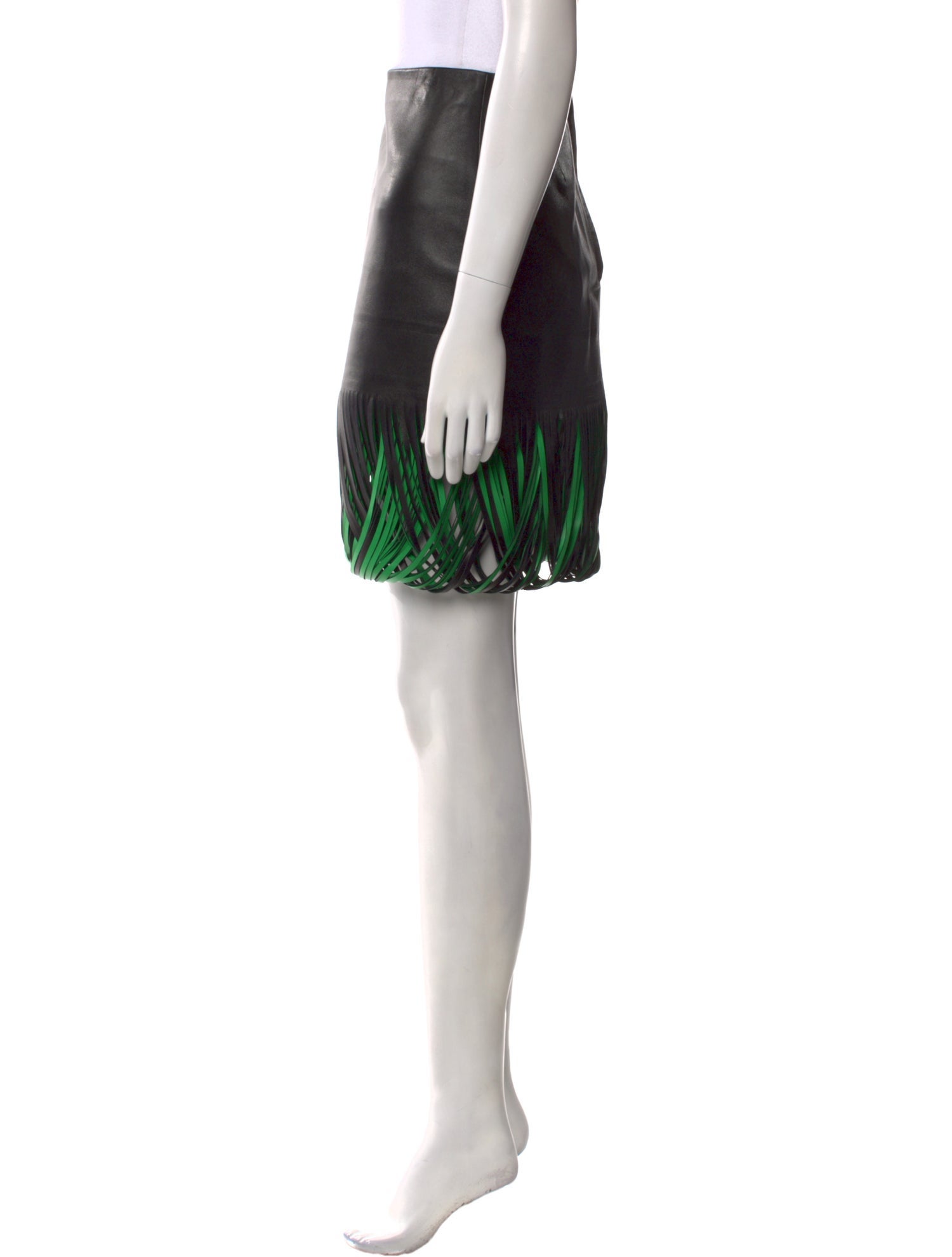 Bottega Veneta Lambskin Mini Skirt