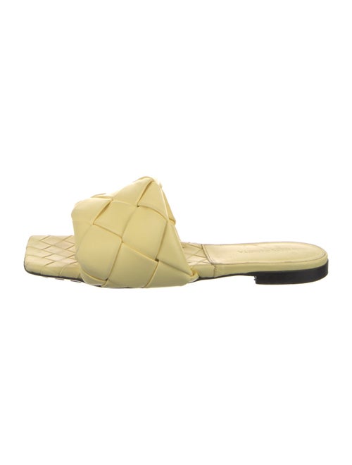 Bottega Veneta Intrecciato Weave Leather Slides